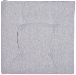 Perna patrata pentru scaun cu doua fete gri 40x40x5 cm 
