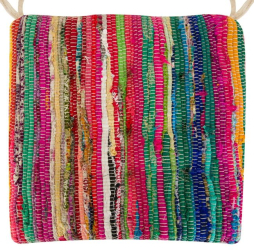 Perna taraneasca pentru scaun cu doua fete 40x40x5 cm patrata 
