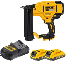 Pistol de batut cuie 18V Li-Ion XR 18Ga acumulator 2.0Ah Dewalt 