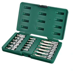 Sata - Trusa capete biti 18 pcs 1/4 1/2 SA09052 
