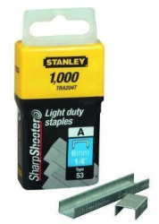 STANLEY - Pachet 1000 capse tapiterie tip A 12 mm 1-TRA208T 