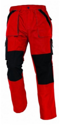 CERVA - Pantaloni MAX rosu/negru mas. 60 0302014423060 