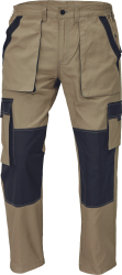CERVA - Pantaloni MAX SUMMER bej/negru mas. 54 0302023884054 