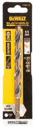 DeWALT - Burghiu HSS-G Black&Gold HEX 11mm DT20617-QZ 
