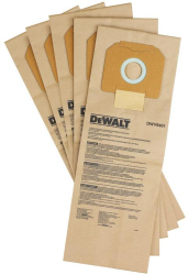 DeWALT - Set 5 saci hartie pentru aspirator DWV902 DWV9401-XJ 