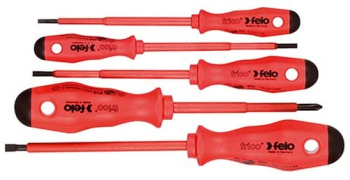 Felo - Set 5 surubelnite Frico izolate VDE drepte 3/3.5/4/5.5 PZ2 51395198 