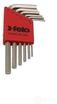 Felo - Set 8 chei L HEX scurt 1.5-5.0 mm 34500601 