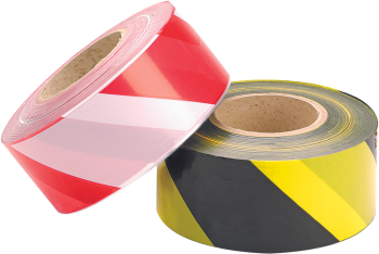 JSP - Benzi 7 cm rosu/alb - 100 m 9910000224100