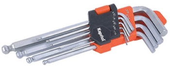 Kapriol - Chei hexagonale cu capat sferic 9 bucati KAP-33538 