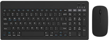 Kit tastatura si mouse wireless misz negru omega 