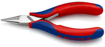 Cleste cu varf semirotund Knipex 115mm blister 