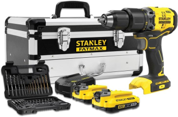 Masina de gaurit si insurubat cu percutie Stanley SFMCD715D2F cu acumulator 