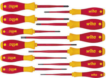 Set surubelnite pentru electricieni SoftFinish 12 piese Wiha 41003 