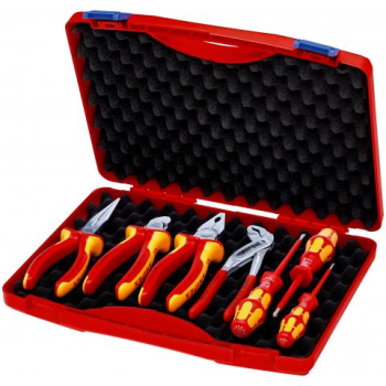 Trusa de scule Knipex RED VDE 7 piese 