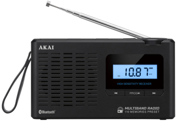 Radio portabil Akai APR-600 AMFM Bluetooth Negru 