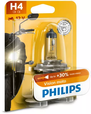 Bec Moto H4 VIsion 12V 60/55W Blister Philips 