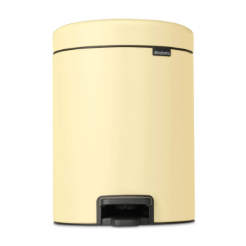 Brabantia NewIcon Cos cu pedala 1008840 5 l Inchidere usoara baza anti-alunecare galben 