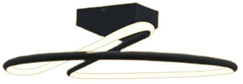 Candelabru led 20w 4000k 25x13cm - negru 