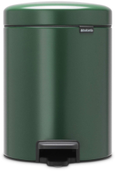 Cos de gunoi Brabantia NewIcon 1003199 5 l Soft Close baza anti-alunecare verde inchis 