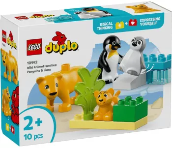 Lego Duplo Familii De Animale Salbatice Pinguini Si Lei 10442 