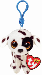 Plus Breloc Ty 8.5cm Boos Luther Caine Dalmatian 