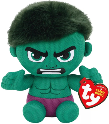 Plus Ty 15cm Beanie Babies Marvel Hulk 