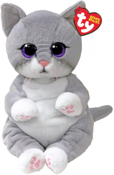 Plus Ty 24cm Beanie Bellies Pisicuta Gri Morgan 