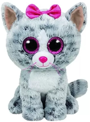 Plus Ty 24cm Boos Kiki Pisica Gri 