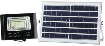 Reflector led 12w 6000k cu incarcare solara 