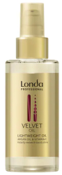 Ulei de par cu formula usoara Londa Professional Velvet Oil cu ulei de argan pentru par stralucitor si hidratat 100 ml 