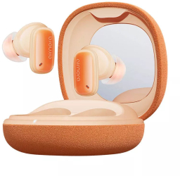 Casti wireless TWS Baseus AirNora 2 Bluetooth 5.3 Sunet Surround Portocaliu 