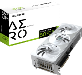 Placa video GIGABYTE AERO OC NVIDIA GeForce RTX 5070 Ti 16GB GDDR7 256 bit DLSS 4