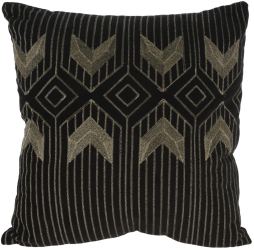 Perna decorativa negru-auriu 45 cm &ndash rafinament si stil
