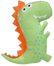 Perna decorativa pentru copii dimensiune 30x40 cm model Dinozaurul vesel 