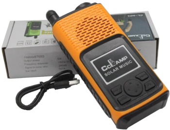 Radio portabil cu lanterna- CcLamp CL-601 alimentare duala solar si retea 