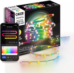 Benzi LED Calex Smart Gaming Micro LED RGBIC IP20 4.9W 50 leduri 5m