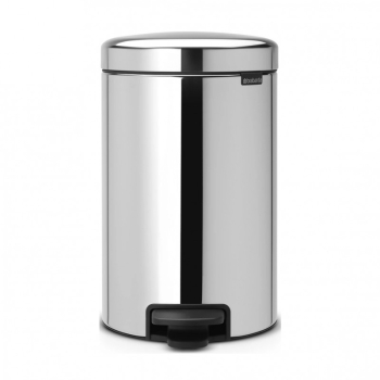 Brabantia NewIcon 649025 Cos de gunoi cu pedala 12 l Soft Close baza anti-alunecare otel inoxidabil 