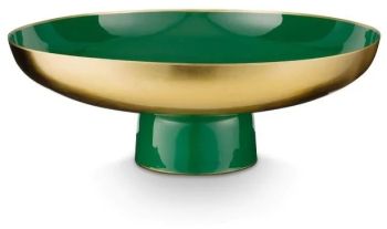Fructiera din metal Pip Studio Low Dark Green 12 50x35 cm 