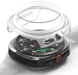 Husa pentru Samsung Galaxy Watch UltraA 47mm + Folie - Ringke Slim - Alpine Clear 