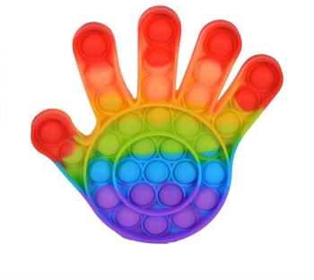 Jucarie antistres din silicon Pop it Now and Flip It Mana Multicolor 