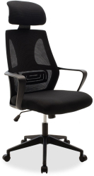 Scaun Directorial Mesh Dott Negru 