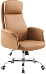 Scaun Directorial Piele Ecologica Drow Maro 