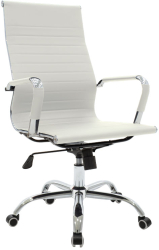 Scaun Directorial Wally Piele Ecologica Alb 