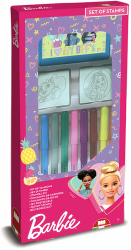 SET CREATIE 2 STAMPILE CU PERSONAJUL BARBIE - 13 PCS - 21868 