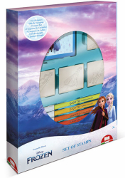 SET CREATIE 4 STAMPILE CU PERSONAJE DIN FROZEN II - 12 PCS - 27981 