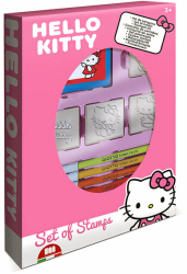 SET CREATIE 4 STAMPILE CU PERSONAJUL HELLO KITTY - 12 PCS - 27803 