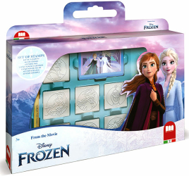 SET CREATIE 7 STAMPILE CU PERSONAJE DIN FROZEN II - 12 PCS - 7981 