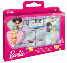 SET CREATIE 7 STAMPILE CU PERSONAJUL BARBIE - 12 PCS - 7868 