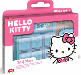 SET CREATIE 7 STAMPILE CU PERSONAJUL HELLO KITTY - 12 PCS - 7803 