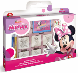 SET CREATIE 7 STAMPILE CU PERSONAJUL MINNIE - 12 PCS - 7866 
